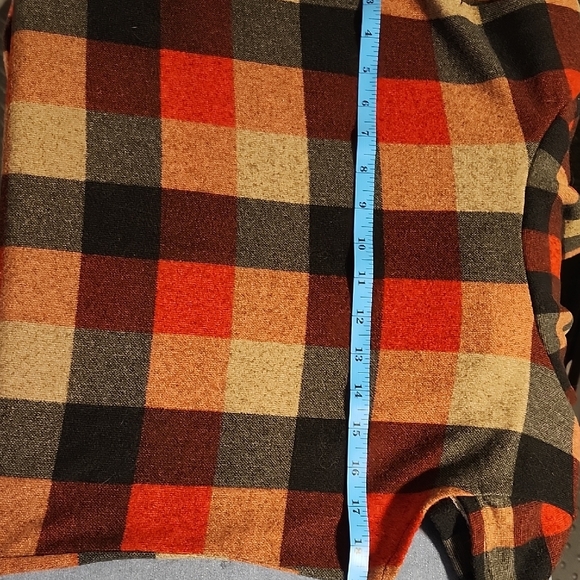 Suzy Shier Multicolor Plaid Cowl Neck Dress - Picture 6 of 8